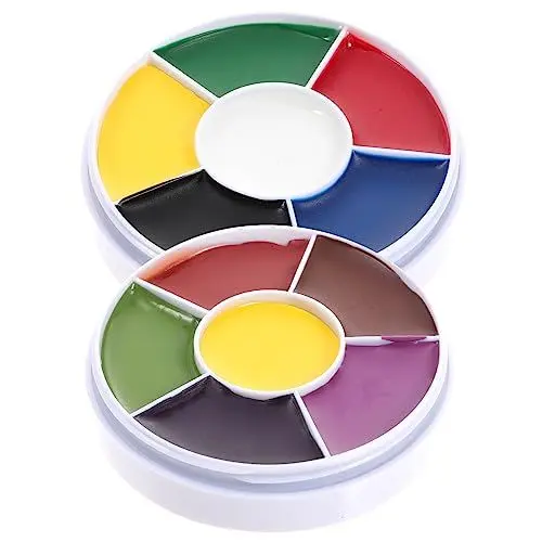 Produktbild: HAPINARY 6 Farben Für Halloween-gesichtsfarben-set Sicher Schonend Für Kinder Und Erwachsene Einfach Anzuwenden Sauber