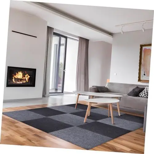 Produktbild: HAPINARY Teppichbodenfliesen 30 X 30 cm Selbstklebende Matten Weiche Teppichfliesen Home Office