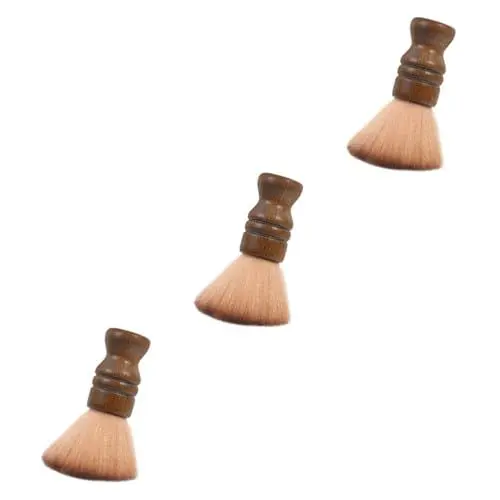 Produktbild: HAPINARY 3-teilige Bürste: Borstenbürste Mit Holzgriff Zum Haareschneiden Und Bartreinigen Sanft Für Verschiedene Hauttypen