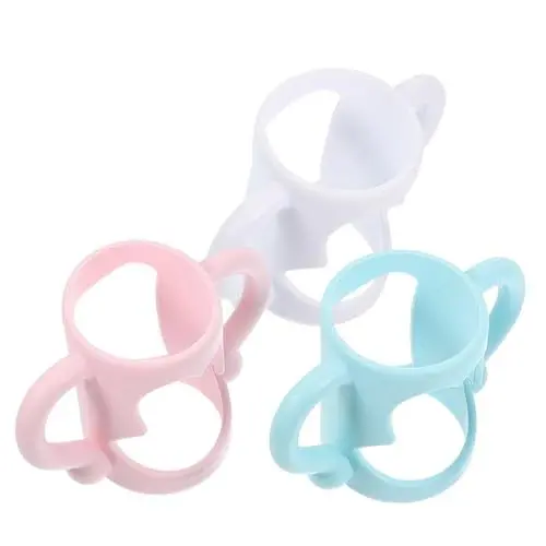 Produktbild: HAPINARY 3 Stk Flaschengriff Flaschenhalter Für Kleinkinder Milchflaschenhalter Griff Für Milchflaschen Aus Silikon Griff Für Säuglingsflaschen Kieselgel Nuckelflasche Baby Multifunktion