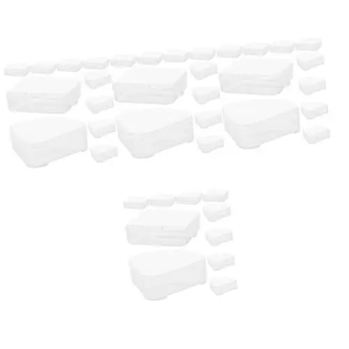 Produktbild: HAPINARY 4sets Make-up Schwamm Fall Reise Kosmetische Container Schwamm Puff Lagerung Box Für Frauen 10 Stücke * 4