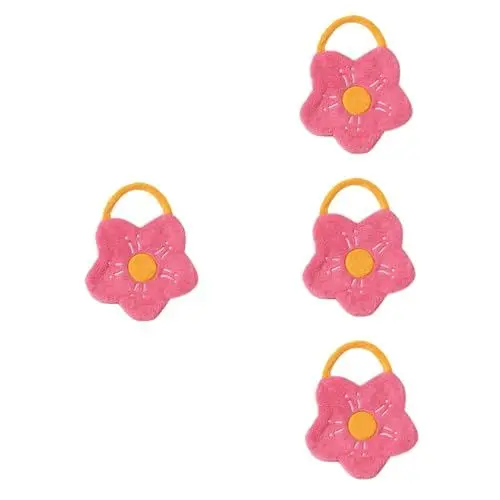 Produktbild: HAPINARY 4 Stück Handtuch küchen vorratsregal küche towel holder küche hand tuecher bathroom towels hote hand towel bad trockentuch wash Handtücher Waschlappen handwischtuch Korallenvlies