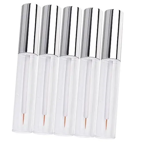 Produktbild: HAPINARY 5 Stück 1 Satz Unterverpackungstube Für Lippenstifte Klare Lipgloss-tube Leere Lippenschläuche Mini-lipgloss-tuben Lippentönungen Lipgloss-behälter Leer Lippenflaschen Silver