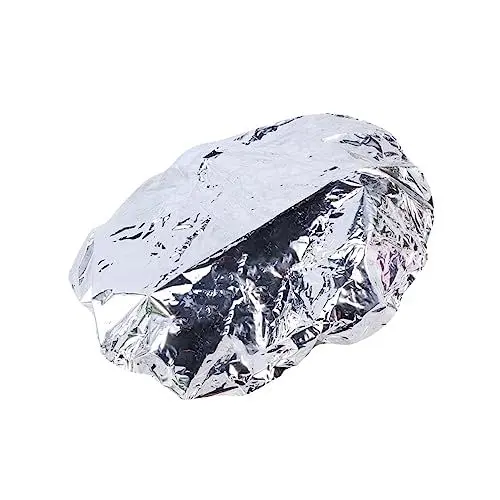 Produktbild: HAPINARY 6er-pack Folienhauben Wärmekappe Für Tiefenpflege Haarkappe Für Die Dusche Haarkappe Aus Aluminiumfolie Haarkappe Für Haarmaske Friseurkappe Silber