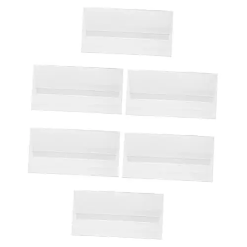 Produktbild: HAPINARY 6 Stück Acryl-displayhalter Tischnummernständer Namensschilder Fürs Büro Wiederverwendbares Schreibtischschild Für Hochzeiten Märkte Und Veranstaltungen
