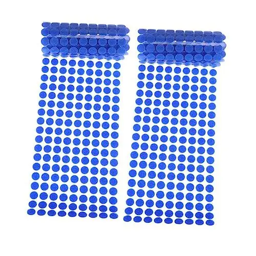 Produktbild: HAPINARY Hakenband-klebepunkte 900 Stück 10 Mm Durchmesser Runde Aufkleber Doppelseitiges Design Für Die Wandmontage