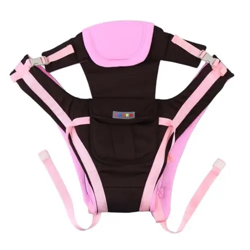 Produktbild: HAPINARY Atmungsaktives Ergonomisches Babytrage Set Verstellbares Tragetuch Für Neugeborene Praktische Sling Tragehilfe Pink Ideal Für Eltern Unterwegs Sicher Und Bequem