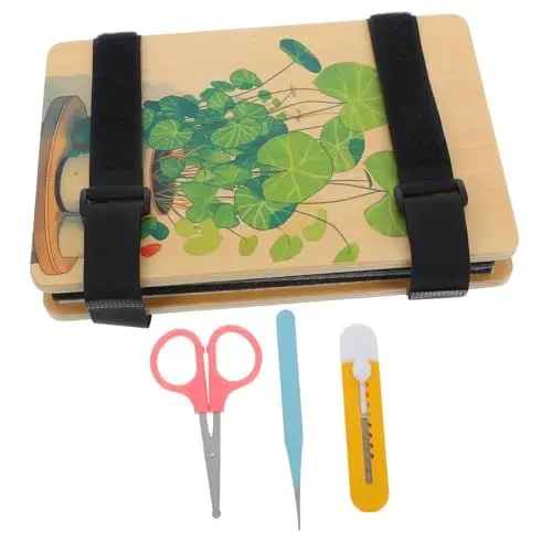 Produktbild: HAPINARY Blumenpress-Set Pflanzenpressset Satz Zur Herstellung Trockener Blumen Blumenkonservierungsset DIY-Set Für Getrocknete Blumen Basteln Blumenpressset Für Erwachsene Und Kinder