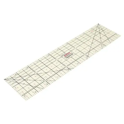 Produktbild: HAPINARY Bügellineal bügelhilfe sewing ruler Quilt-Werkzeug nähwerkzeug DIY-Näh-Patchwork-Lineal Schneiderbedarf Lineale zum Schneiden von Stoffen hitzebeständige Nählineale Plastik