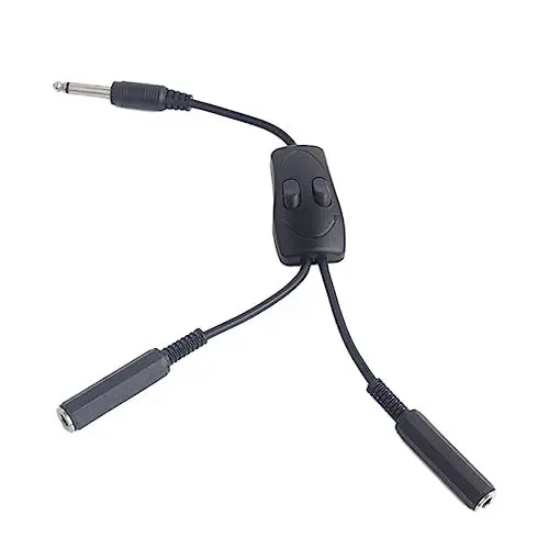 Produktbild: HAPINARY Clip Cord Splitter Mit Unabhängiger Steuerung Für Maschinen Langlebige Verbindungskabel Für -geräte Schwarz