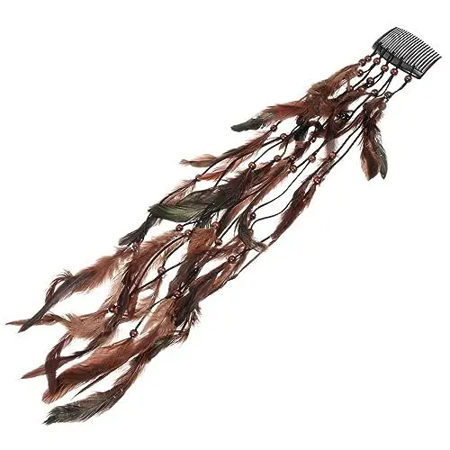 Produktbild: HAPINARY Feder-stirnband Elegante Feder-haardekoration Für Frauen Sicheres Material Für Partykostüme