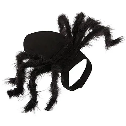 Produktbild: HAPINARY Lustiges Spinnenkostüm Für Hunde Und Katzen Halloween-kostüm Weiche Plüsch-haustierkleidung Einzigartiger Look Größe M