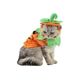 Produktbild: HAPINARY Haustier-Kürbis-Set Hund Gitarre kostüm Katze-Halloween-Kürbis-Kostüm Kätzchen Zubehör Halloween-Welpenkostüm Katze-Halloween-Kostüm Halloween-Kostüm für Haustiere Polyester