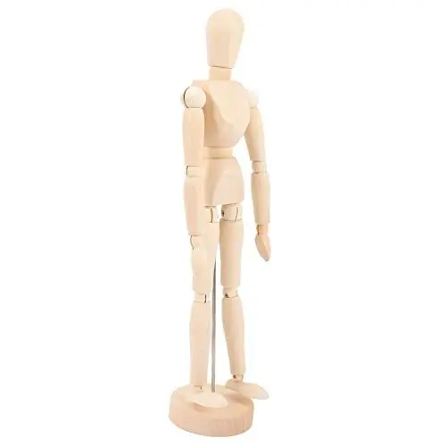 Produktbild: HAPINARY Künstlerisches Mannequin-zeichenmodell Aus Holz Bewegliche Gelenkpuppe Für Künstler