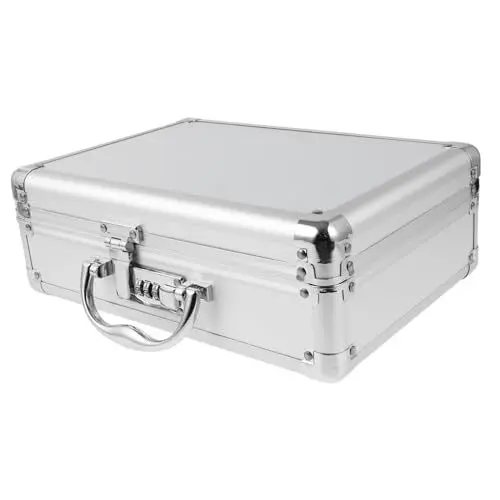 Produktbild: HAPINARY Kit Herren Aktentasche Aktentasche Mechaniker Werkzeuge Organizer Werkzeuge Tragetasche Aktentaschen Für Männer Hartaluminium Aufbewahrungskoffer Metallkoffer Harte Aktentaschen