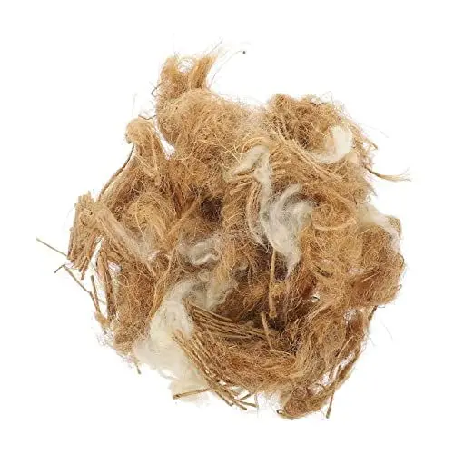 Produktbild: HAPINARY Natürliches Nistmaterial Aus Jute Für Wildvögel - Faser-Nistkissen Einstreu & Nestbau Material Für Kleintiere Vogelkäfiggras Ideal Für Kanarienvogel Tauben Und Vogelnester