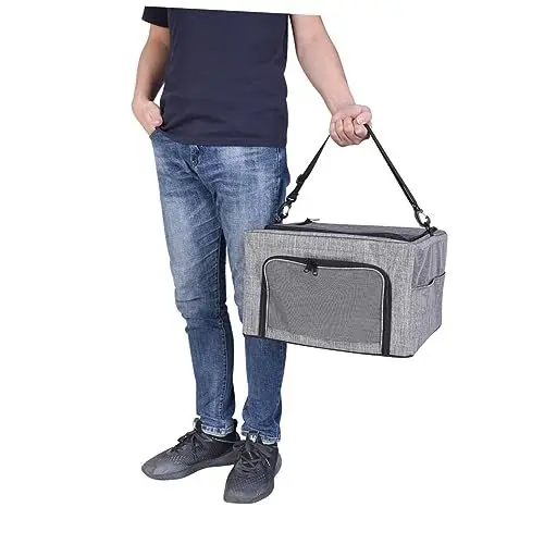 Produktbild: HAPINARY Netzbeutel für Katzen Outdoor-Tasche für Hunde Hundeleine Reisetasche Handtasche Hundetasche im Auto Mesh-Haustiertasche Gittergewebe Tragetasche Kleiner Hund Haustierkäfig Reisen
