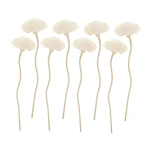 Produktbild: HAPINARY 8 Stücke Rattan Sticks für Aromatherapie Duftstäbchen für Ätherische Öle Diffuser Zubehör Natürliche Rattan Stäbe für Raumduft und Wellness Ideal für Home Spa und Entspannung