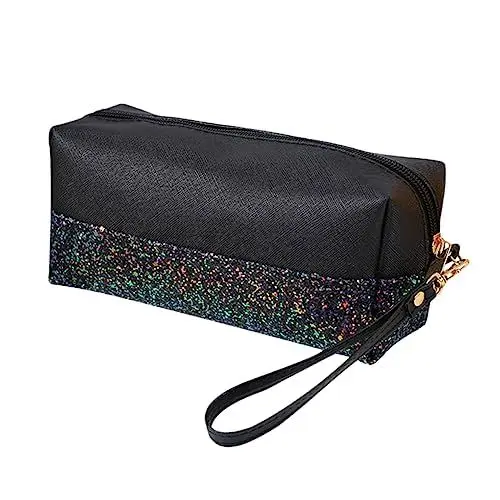 Produktbild: HAPINARY Reisekosmetikbeutel Geldbeutel Für Münzen Reise-Kosmetiktasche Kulturbeutel Für Damen Kleine Schminktasche Schminktaschen Für Damen Klein Kosmetiktasche Für Damen Lippenstiftbeutel