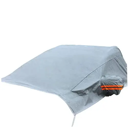 Produktbild: HAPINARY Verdickte Auto Windschutzscheibenabdeckung Mit UV Schutz Halbe Abdeckung Für Den Winter Und Sommerschutz Vereisungs Und Kratzfest Reflektierende Streifen Für Optimale