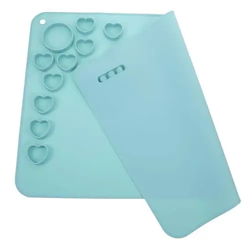 Produktbild: HAPINARY Silikon Blatt Jungen und Mädchen Kunst Matte Antihaft Malerei Pad Handwerk Silikon Matte Epoxy Malerei Matte