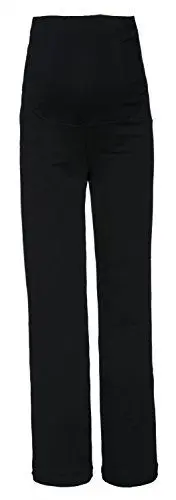 Produktbild: HAPPY MAMA. Damen Hosen Umstandsmoden. ERHÄLTLICH IN 3 BEINLÄNGEN. 691p (Kurzgrössen Schwarz, 40-42, L)