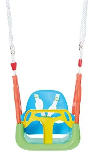 Produktbild: Happy People 73301 - Schaukel Babysitz 3in1 Kunststoff verstellbar 3 Punkt-Gurt Kippschutz für Kinder & Kleinkinder verstellbar und Mitwachsend