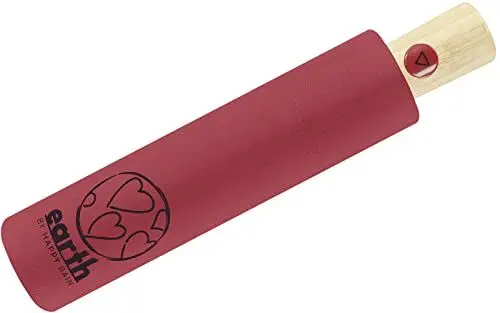 Produktbild: Happy Rain Parapluie de poche automatique Terre, rouge piment, 94 cm,