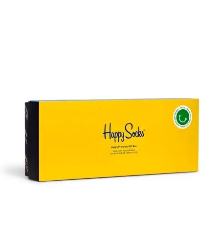 Produktbild: Happy Socks farbenfrohe und fröhliche Socken 4-Pack Happy Premium Socks Gift Set Größe 36-40