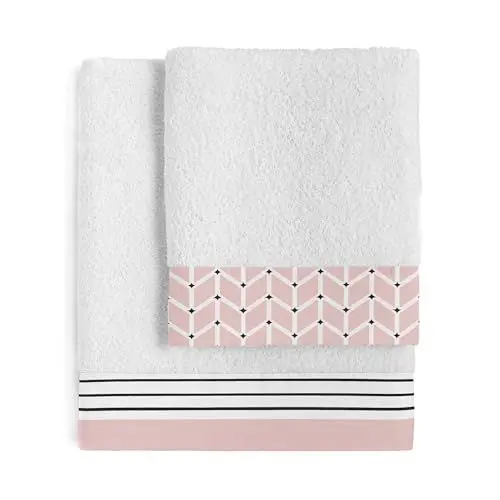 Produktbild: happyfriday Blush Handtuch-Set, mehrfarbig, 2er-Pack, 100% Baumwolle, Qualität