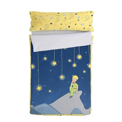 Produktbild: happyfriday La Nuit Steppdecke, mehrfarbig, 105 x 200 cm (Bett 105) mit Füllung, 100 % Baumwolle (außen), 100 % Polyester (gefüllt), Qualität 150