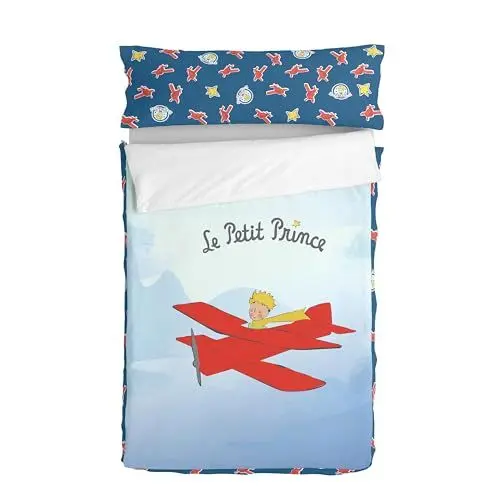 Produktbild: Son Avion Bettbezug, mehrfarbig, 105 x 200 cm (Bett 105 cm) mit Füllung, 100 % Baumwolle (außen), 100 % Polyester (gefüllt), Qualität 150