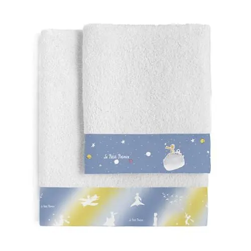 Produktbild: happyfriday Univers Handtuch-Set, mehrfarbig, 2er-Pack, 100% Baumwolle, Qualität