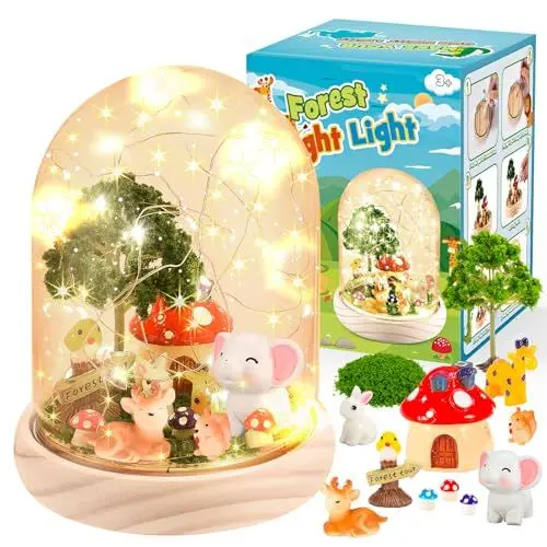 Produktbild: HappyGoLucky Spielzeug ab 3-12 Jahre Junge Mädchen, Tier Nachtlicht Kinder Ostern Geschenke Kinder Spielzeug ab 3-12 Jahre Jungen Tiere Kleine Geschenke
