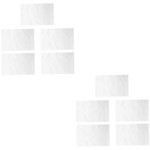 Produktbild: Happyyami 10 STK Leere Gartenfahne Kinderhandwerk DIY Gartenflagge Zum Aufhängen Basteln Für Kinder Leere Schilder Für Das Handwerk Outdoor-gartenfahne Weihnachten Banner Polyester Weiß