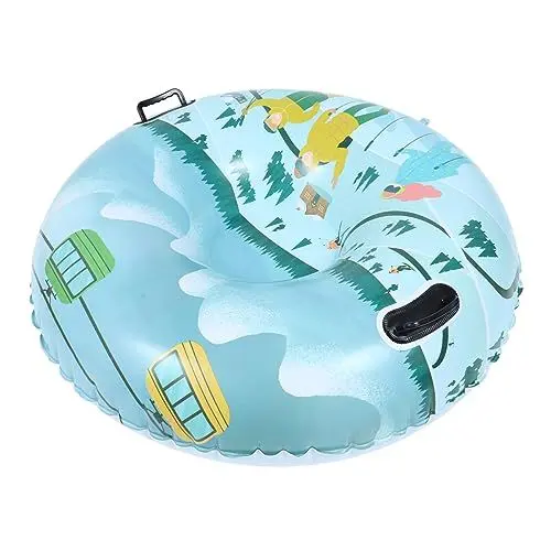 Produktbild: Happyyami 1Stk Skiring aufblasbarer Skischlauch für den Außenbereich Babyspielzeug für draußen Snow Tube Kinder schneereifen aufblasbar Winterschneeröhre PVC aufblasbarer Skischlauch