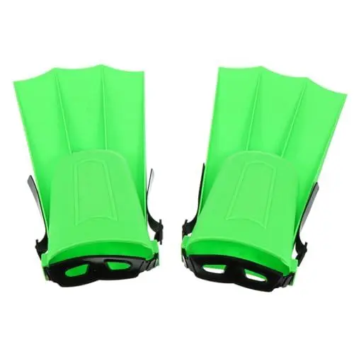 Produktbild: Happyyami 1 Paar Schwimmflossen Taucherflossen Silikonflossen Schnorchelausrüstung Für Erwachsene Bodyboard-flossen Schwimmtrainingsflosse Einstellbar Gummi Trainingsgeräte Männer Und Frauen