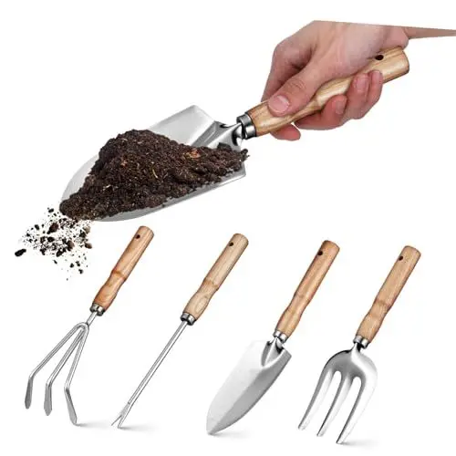 Produktbild: Happyyami 1 Satz Gartenwerkzeug-Set Gärtnergeschenk Gartenkelle edelstahlspachtel gartenwerkzeuge Gartenwerkzeugsatz Gartenwerkzeug-Kit Level eins Suite Kombination einstellen Flugzeugkiste