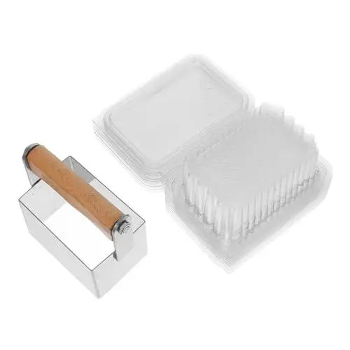 Produktbild: Happyyami 1 Satz Nesthonigschneider imkerbedarf Schneidwerkzeuge aus Edelstahl Imkerei Werkzeug Handschneidewerkzeug tragbarer für Honig Schneideform für Honig Imker Werkzeug Holz