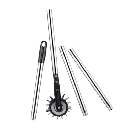 Produktbild: Happyyami 1satz Rasen Kantenschneider Mit Verlängertem Griff Manuelles Gartenwerkzeug Für Präzise Rasenpflege Bequemem Rad Für Mühelosen Einsatz Und Effektive Pflege Von Gartenrändern