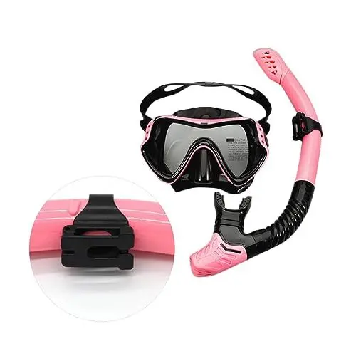 Produktbild: Happyyami 1 Satz Tauchzubehör Für Erwachsene Schwimmende Schnorchelmaske Tauchermaske Aus Gehärtetem Glas Schwimmmaske Für Erwachsene Schnorchel Tauchmaske Brille Tauchen