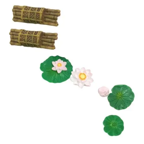Produktbild: Happyyami Aquarium-skulpturen-Set Schöne Schwimmende Und Künstliche Aquarium-Ornamente Zur Dekoration