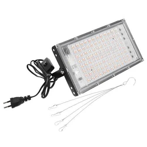 Produktbild: Happyyami 1 Stück Pflanzenlicht Für Den Innenbereich Led-Pflanzenlicht Zimmerpflanzenlicht Hydrokultur-Wachstumslicht Pflanzenlampe Gewächshaus-Wachstumslicht Fülllicht Schwarze