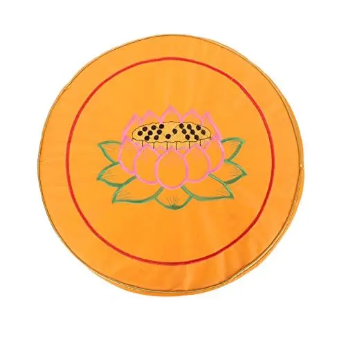 Produktbild: Happyyami 1stk Anbetungsmatte Zafu-Kissen Runde Meditationsmatte Garten- Knecker- Pad Buddhistisches Bodenkissen Meditationszubehör Yogakissen Kniekissen Yoga Matte Kleinkind Verdicken Stoff