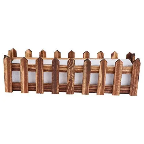 Produktbild: Happyyami 1stk Blumentopf Aus Schaumholz Eukalyptus Spalierzaun Künstlich Grün Kleiner Gartenzaun Märchengarten Hundezaun Gitter Künstliche Blumen Gartenbeleuchtung Anlage Hölzern Brown