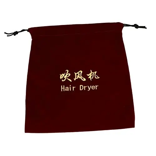 Produktbild: Happyyami 1stk Fön Aufbewahrungstasche Packing Bags for Travel Fön Tasche Mit Kordelzug Travel Makeup Bag Reisehaartrockner Travel Hair Dryer Organizer Reisetasche Schmuck Reisen Flanell