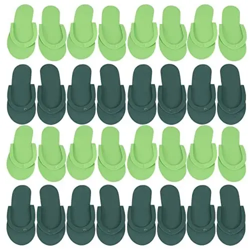 Produktbild: Happyyami 20 Paare Einweg Schaum Pediküre Hausschuhe Zehentrenner Nail Art Salon SPA Slipper Hotelslipper Gäste Pantoffel Set Gästehausschuhe für Damen Herren Zuhause Reise Hotel