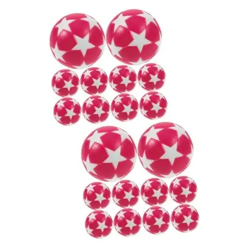 Produktbild: Happyyami 20 STK Fünf-Sterne-kickertisch Mini-fußball Ersatzbälle Für Tischfußball Fußball-spielball Offizieller Fußball Kickertisch Ersatz Kickerbälle Kickerball-ersatz Kickerspielball Harz