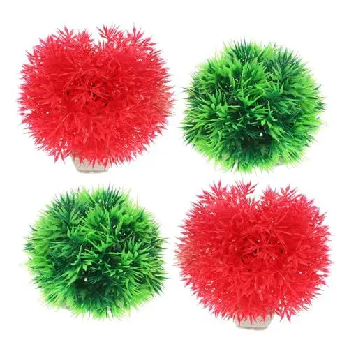 Produktbild: Happyyami 20 STK Künstlicher Wassergrasball Guppy-Gras dekorative Wasserpflanzen kunstpflanze kunstplflanze basteln Aquarium Aquarienwasserpflanzen simulierte Aquarienpflanzen Betta Fisch