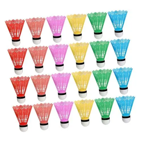 Produktbild: Happyyami Leichte Bunte Badminton Shuttlecocks Für Ideal Für Sport Spiel Und Freizeitaktivitäten Im Innen Und Außenbereich